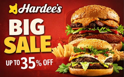 Hardees Holiday Big Sale