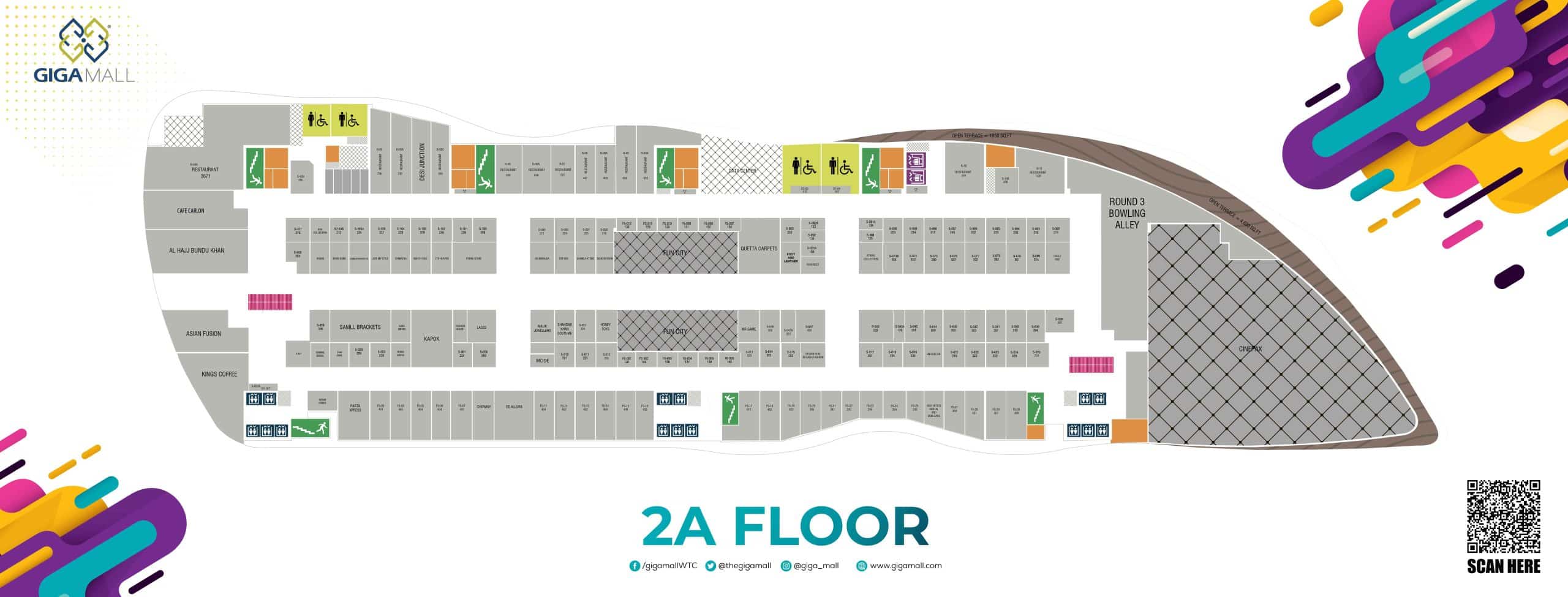 2A Floor Map Giga Mall